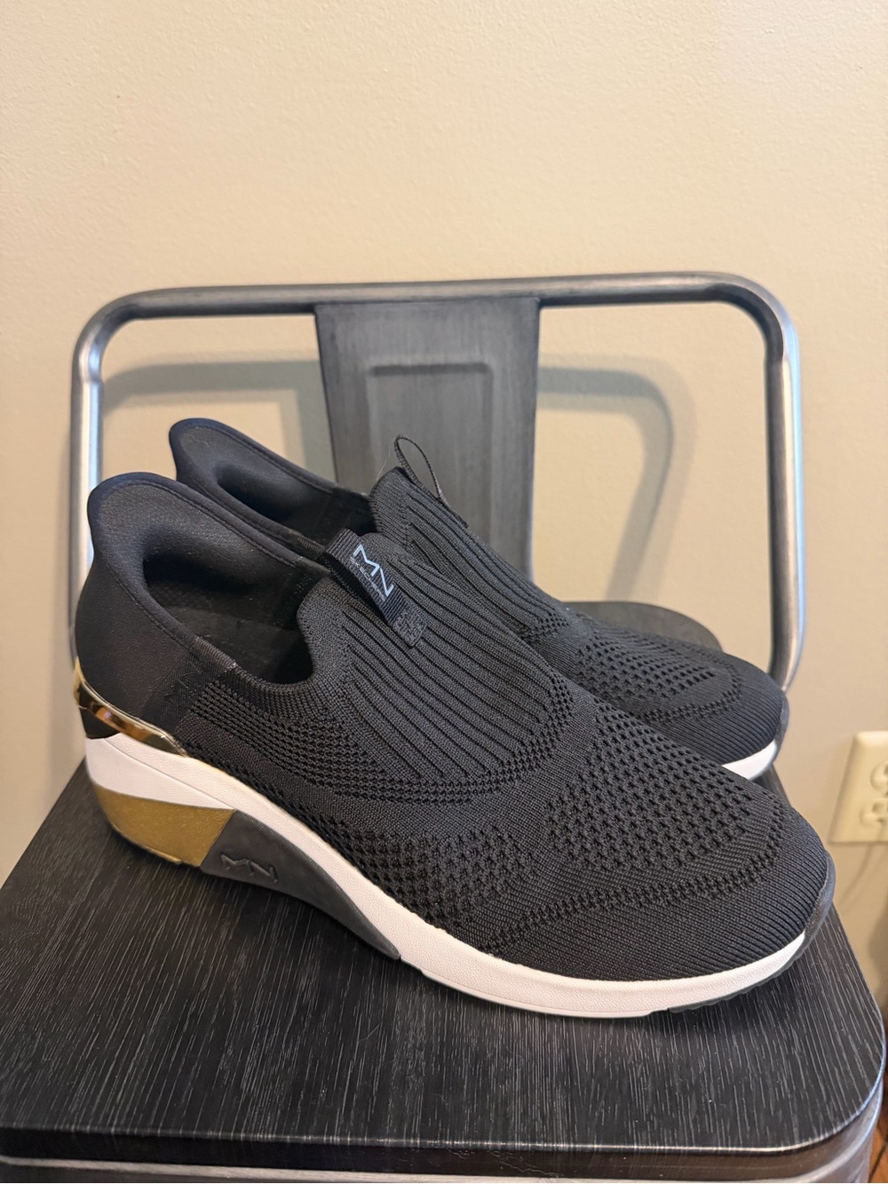 Mark Nason Skechers A Wedge Crecent Hands Free Slip-Ins 9.5